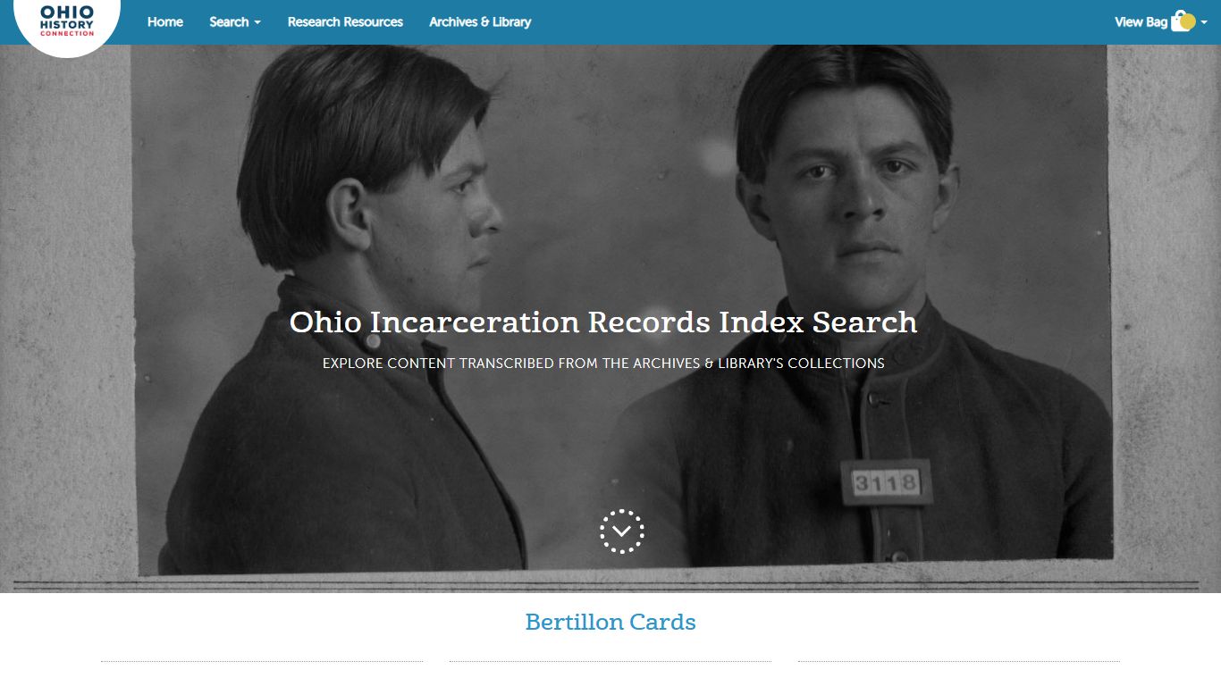 Ohio Incarceration Records Index Search - Ohio History Journal